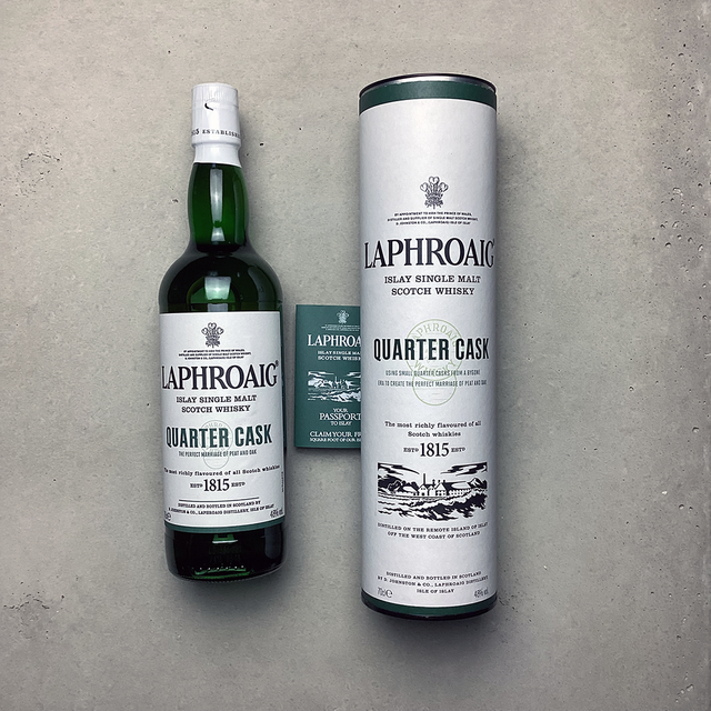 LAPHROAIG Quarter Cask Islay single malt scotch whisky