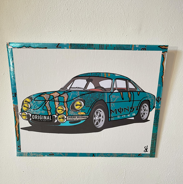 Tableau Alpine A110 vintage