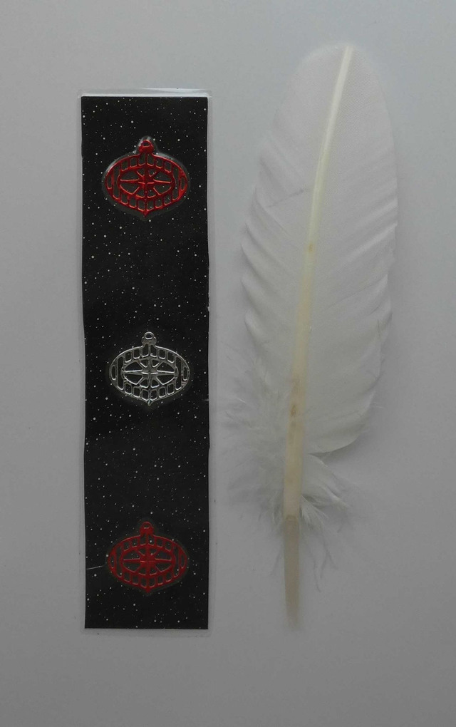 Le marque-page des boules de Noël