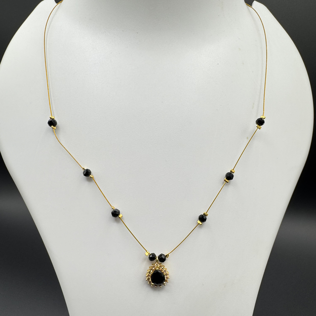 Invisible chain black stone 