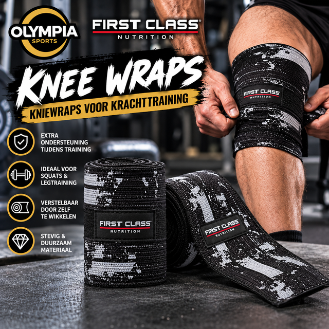 First Class Nutrition Knee Wraps – Kniewraps