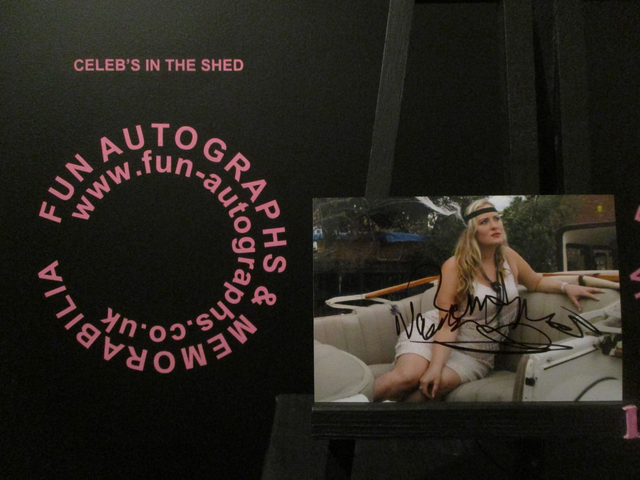 Nicole Faraday Authentic Autographed 6x4 Our Facing Photograph (K1)(SEE PIC)