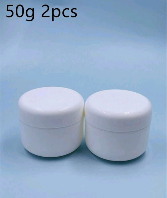 2 Pots de crème de 50 ML  ( Vide )