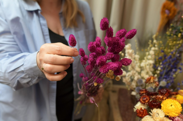 Atelier Bouquet de fleurs séchées