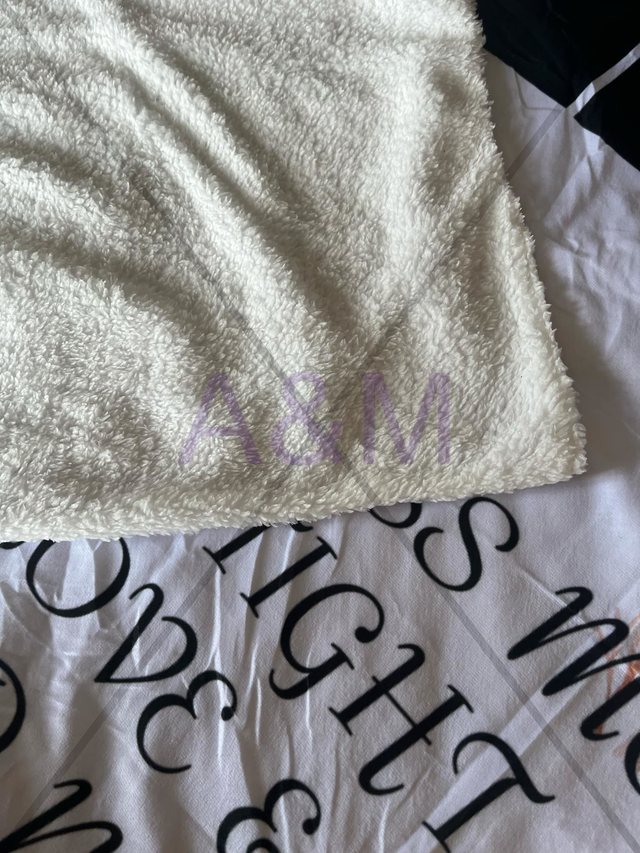 Large Plush Blanket (All Over Design)