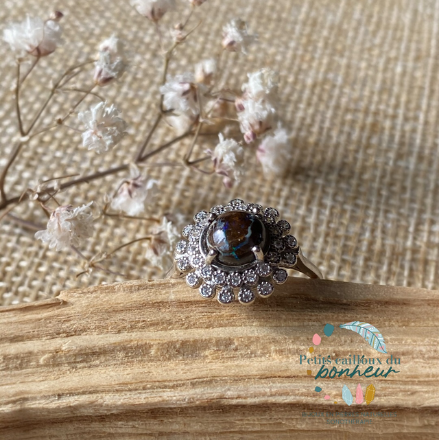 Bague en Opale Boulder
