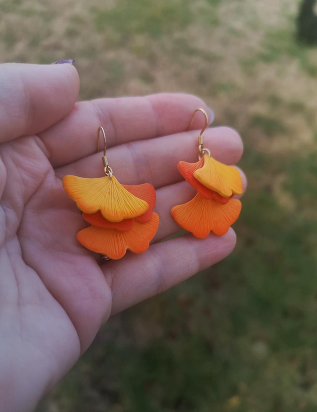 Collection Florale Vent d'automne - Boucles d'oreilles Ludivine
