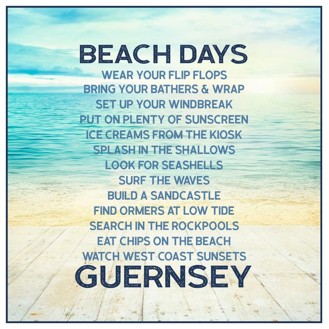 X01 PRINTS - BEACH RULES [SUNSET] 30cm x30cm