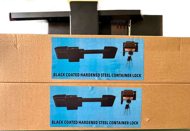 Cadenas noir pour Conteneur 