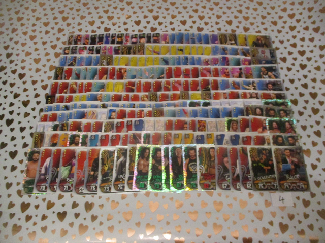 250 Slam Attax Live Trading Card In Good Condition But They Have Bends Creases &amp; Marks