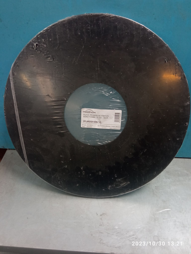 PLA - Rosace bords tombés NOIR D100