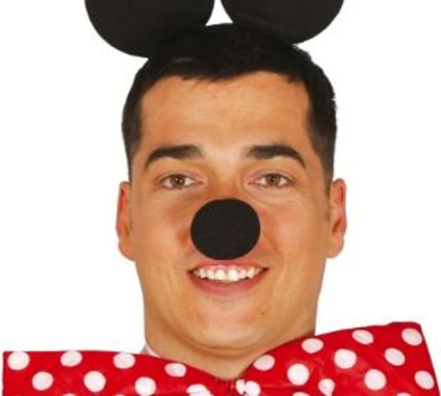 CARNEVALE , NASO TOPOLINO IN SPUGNA 