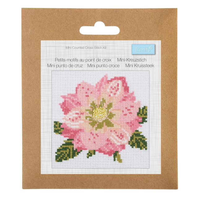 Trimits Hellebore Mini Counted Cross Stitch Kit