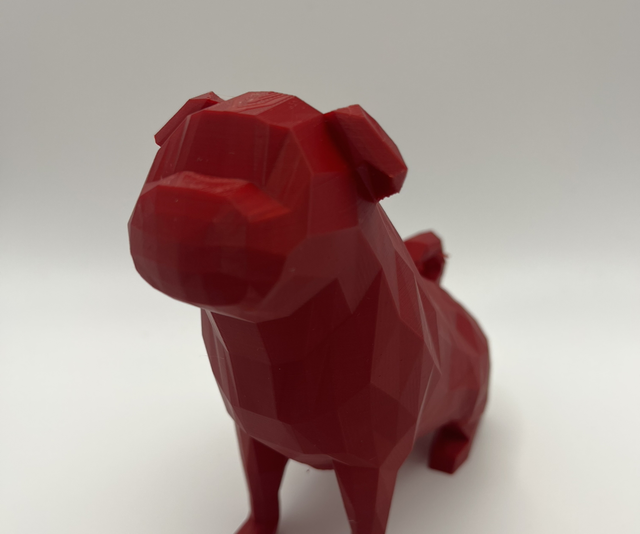 Pug - Poly Statue
