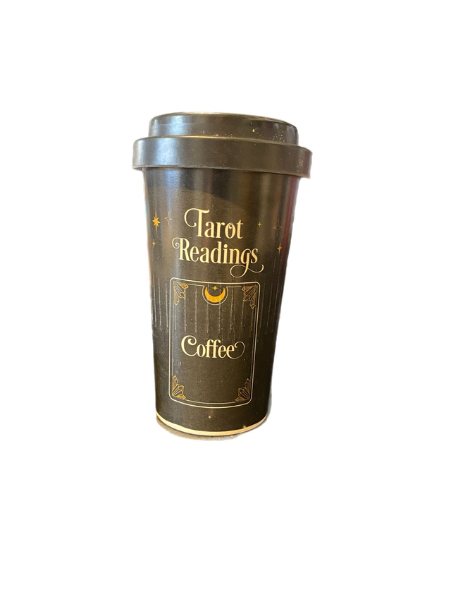 Tarot Reading Bamboo Reusable Travel Mug