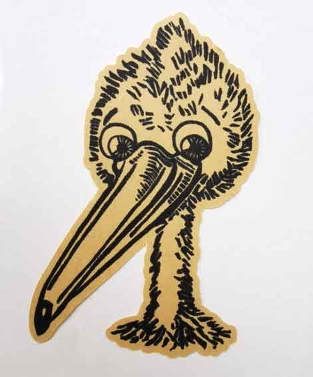 Die-Cut-Sticker "Schlauer Pelikan" / "Smart Pelican"