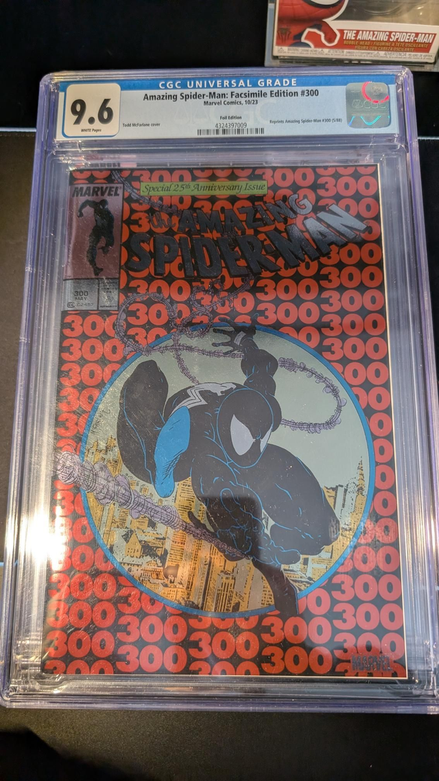 CGC Graded Comic 9.6 Marvel The Amazing Spider-Man #300 Foil Edition 