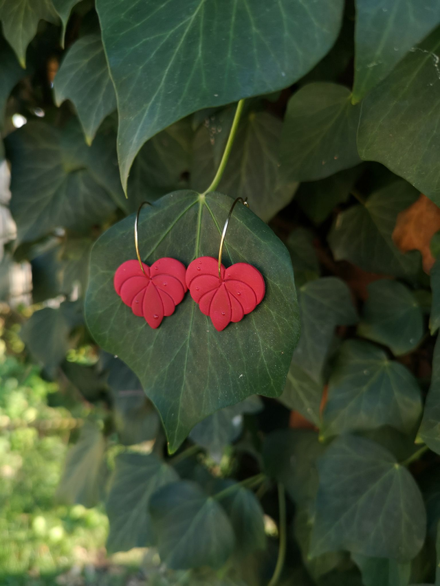 Collection Florale Brise d&#039;Automne - Boucles d&#039;oreilles Delphine