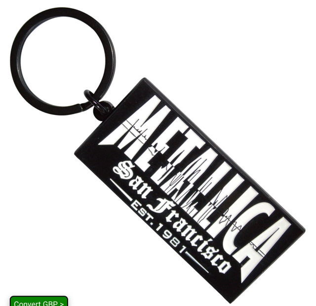 Metallica Keychain: Quake