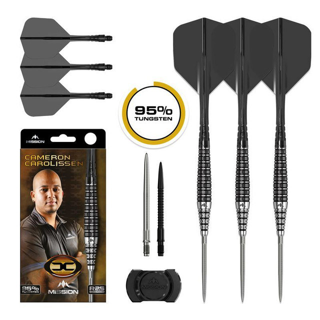 Mission R2.5 Steeldarts - Cameron Carolissen - 95% Tungsten - 23 gr