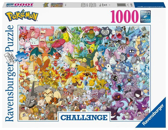Pokemon Challenge Puzzle 1000 Peças Ravensburger