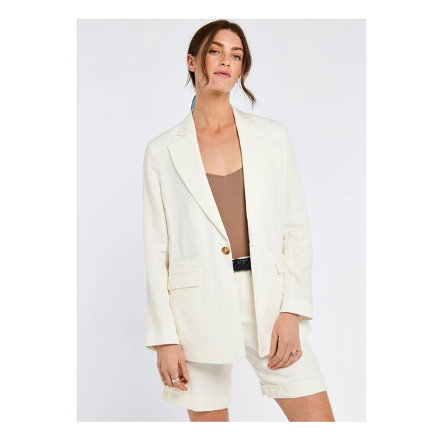 Dubarry Avonlea Dames Linnen Jas - White