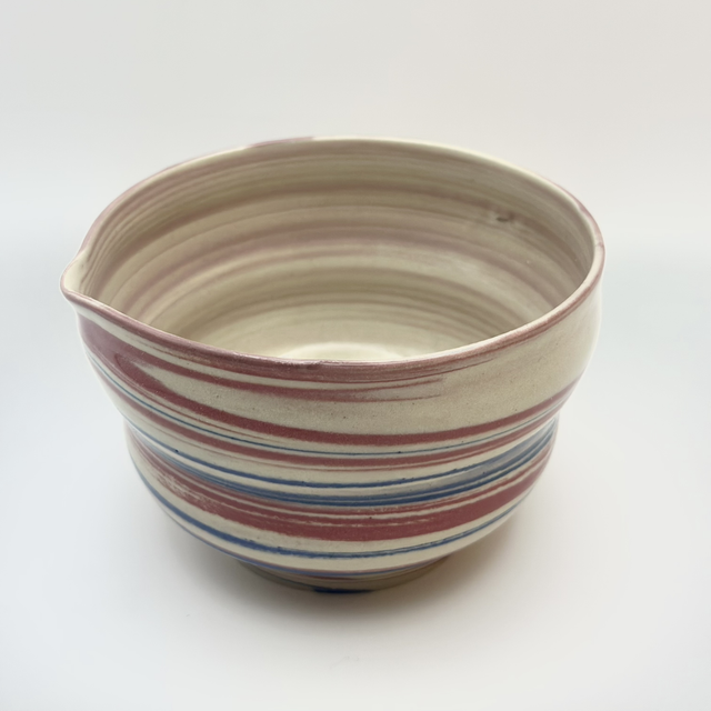 Bol à Matcha Ciel Intense Terre Mêlée | Bol en Céramique Fait Main | Idée Cadeau Amateur de Thé