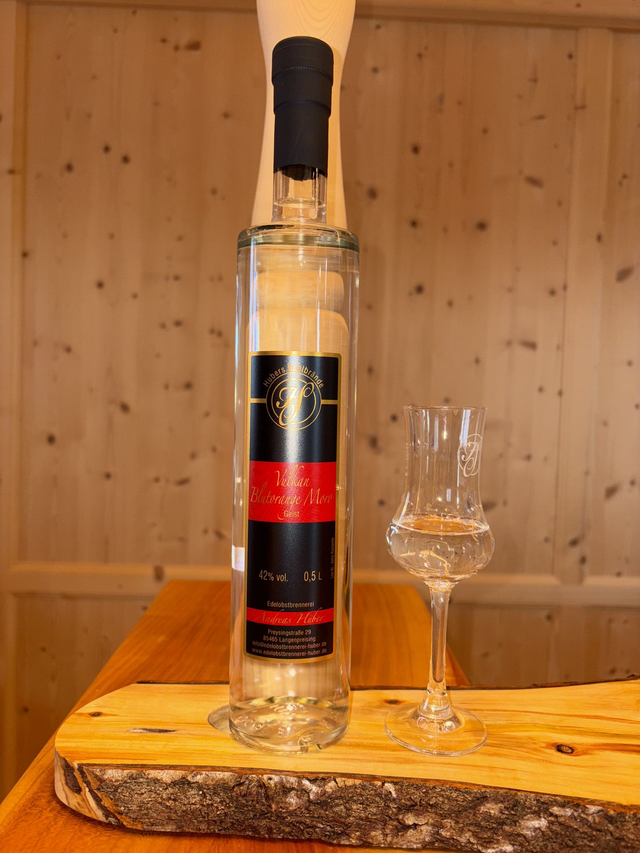 Blutorangengeist 0,5l von der Moro "Vulkan" Orange (Ätna - Sizilien) - 42% vol.