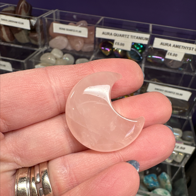 Rose Quartz moon 
