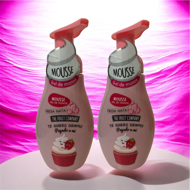 Savon moussant fraise &amp; chantilly X2