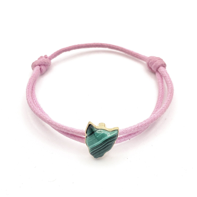 Bracelet panthère malachite - MOÏ  