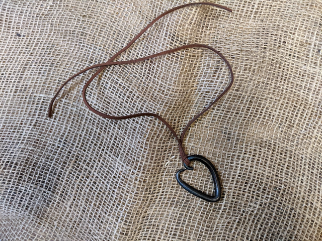 Hand Forged Heart Pendant