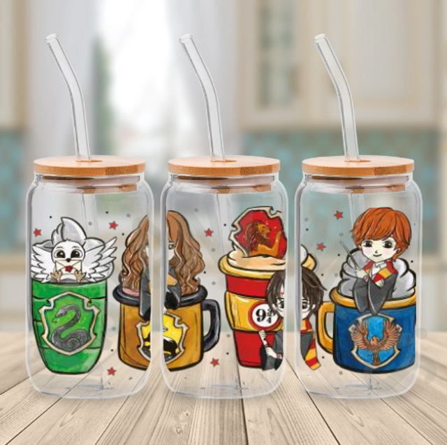 Canette en verre - Harry Potter
