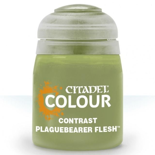 Games Workshop Contrast - Plaguebearer Flesh 18mL: Citadel Paint