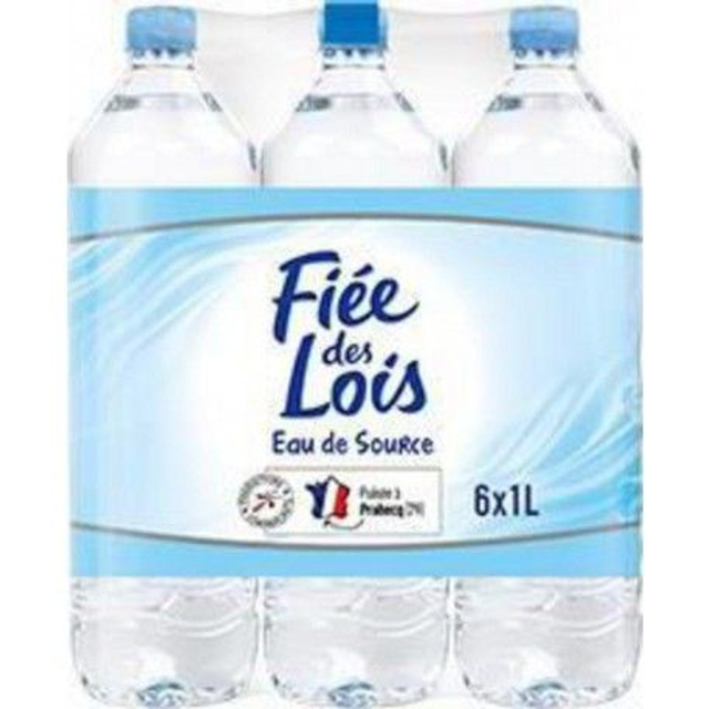 EAU FDL 1L x6 - Lot de 6 packs