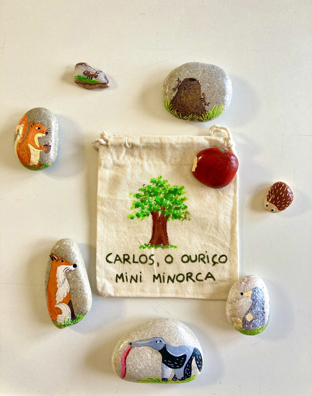 Jogo do livro “Carlos, o Ouriço Mini Minorca”