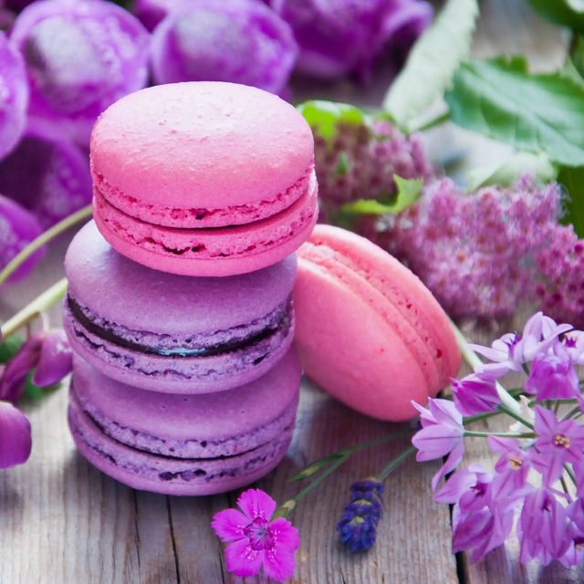 Macaron Framboise et violette