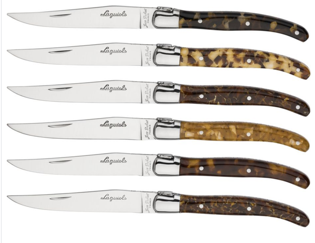 Laguiole Jean Dubost Steakmesser Acrylic 6 tlg.