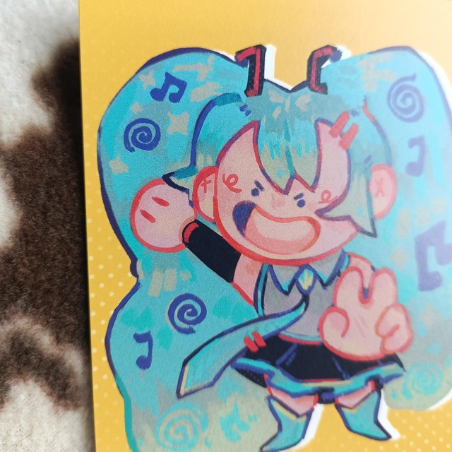 vocaloid inspired Beam!! - square print