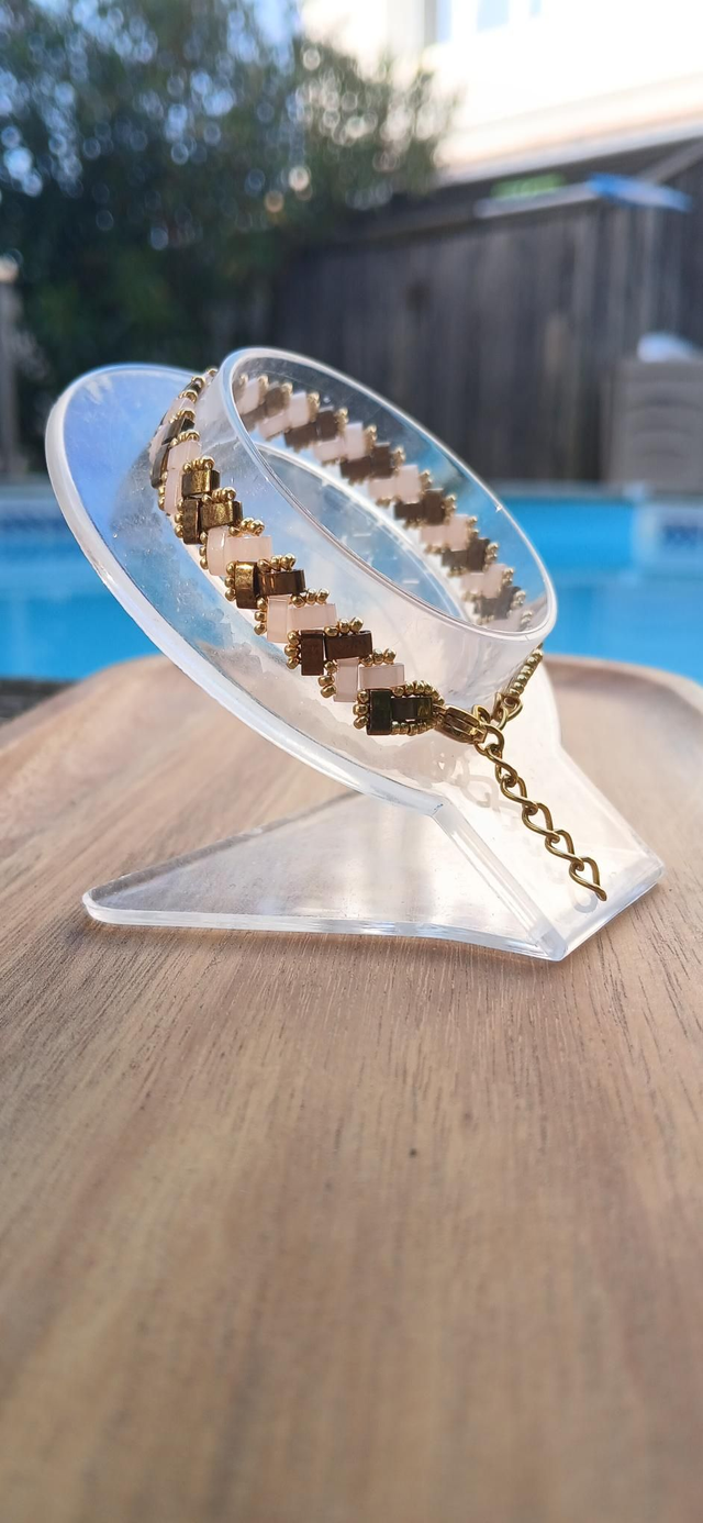 Bracelet 1 chevron half tila
