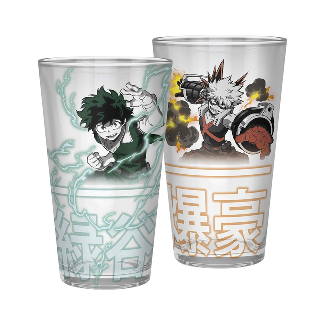 My Hero Academia: Izuku & Bakugo Glass