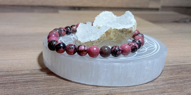 Bracelet Rhodonite Madagascar A+