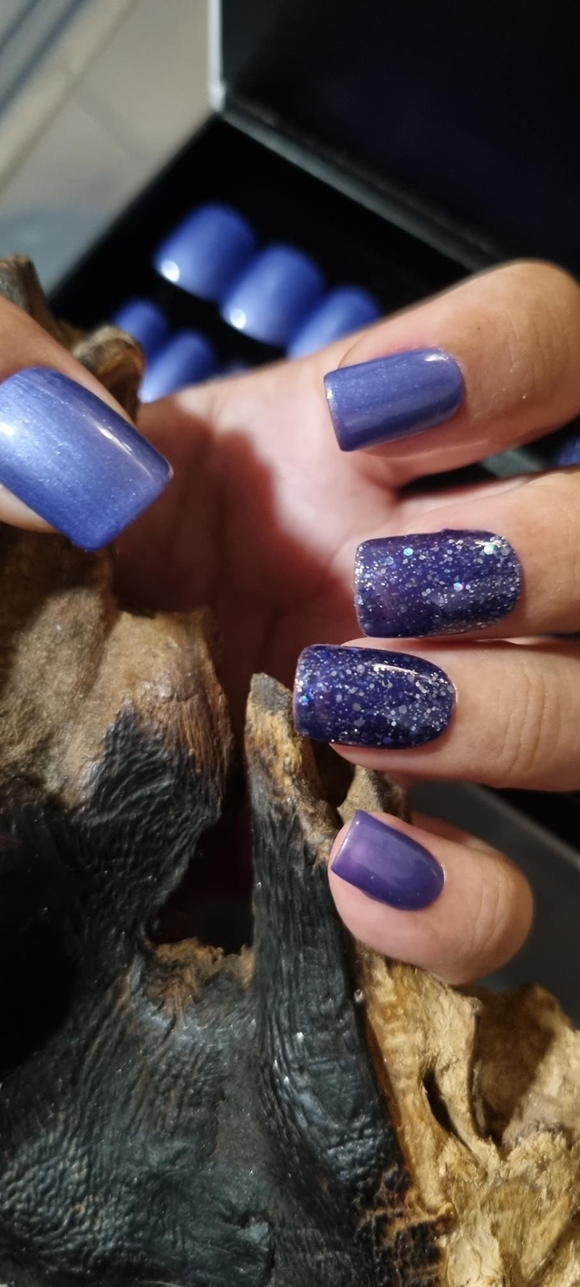 Lavande glitter Carré S 