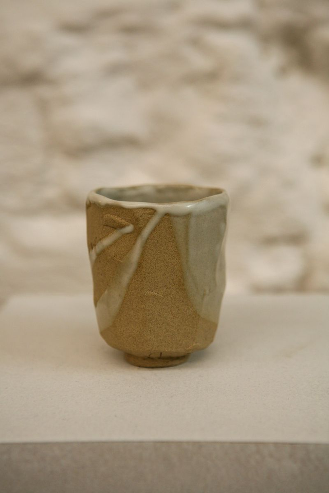 Tasse à thé Kurinuki beige