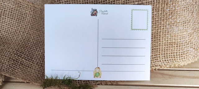 🌍 Carte postale féerique "Embrasser la Terre"