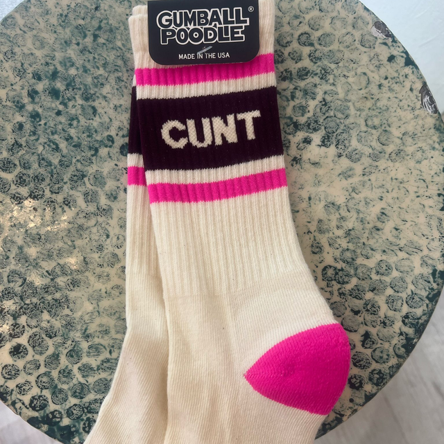 Gumball Poodle Socken „ Cunt“ One Size