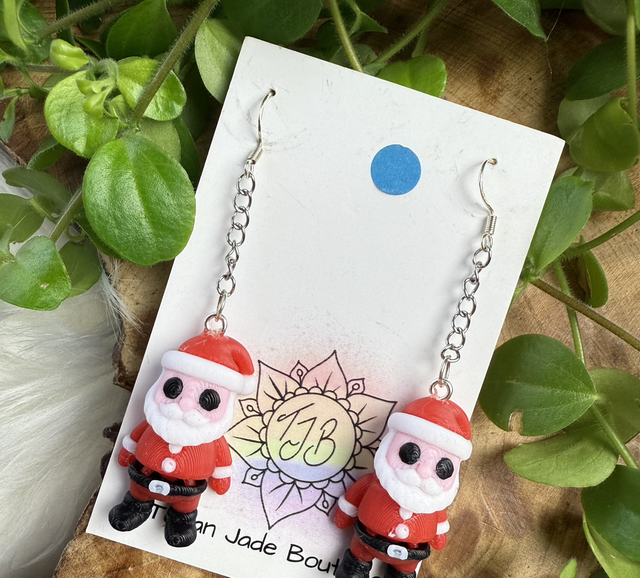 Santa Earrings