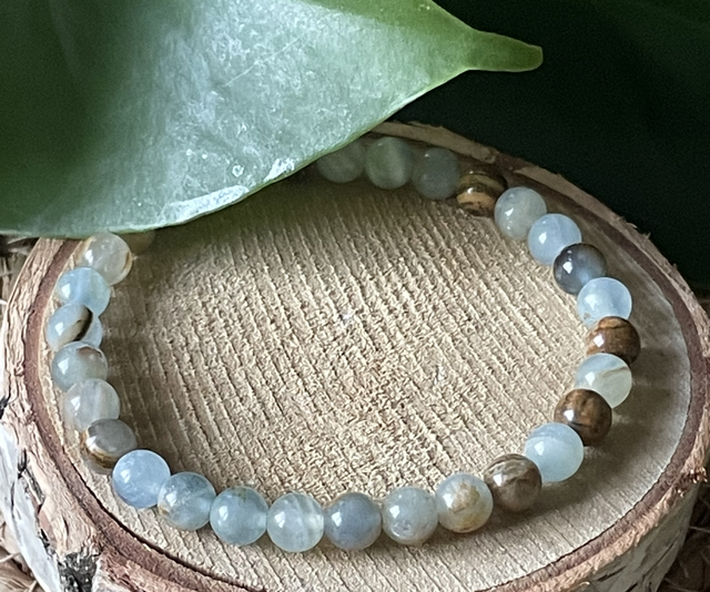 Bracelet Calcite Bleue