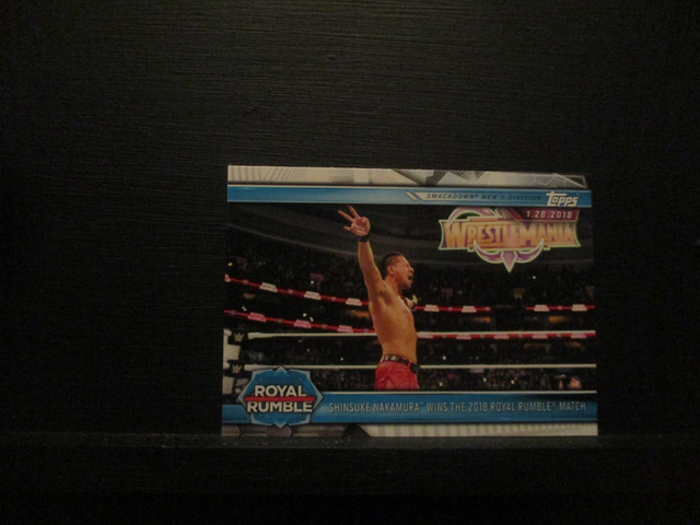 Shinsuke Nakamura Wins The 2018 Royal Rumble Match - Champions Original Trading Card #85