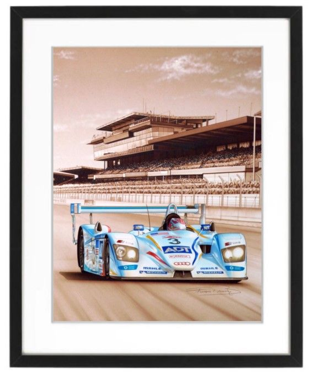 Audi R8 - Le Mans 2005 - Framed Print